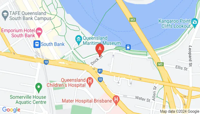 Southbank parking Riverfront covered and locked space