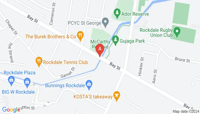 Rockdale secure basement car park near train and airport