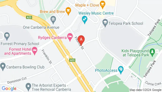 Secure basement carspace near Canberra One in Forrest ACT