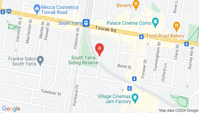 Secure car park for rent next to South Yarra Station