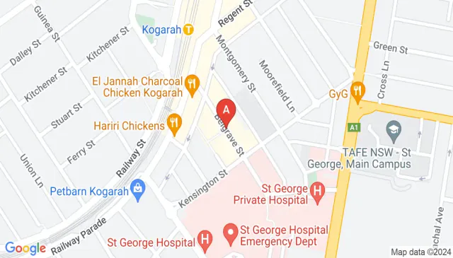 Secure car parking near Kogarah Station Belgrave Street