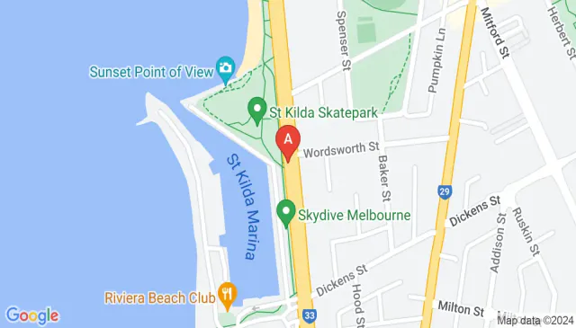 Secure car space for rent in St Kilda near Acland St