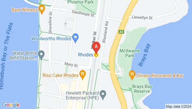 Secure covered car space for rent near Rhodes train