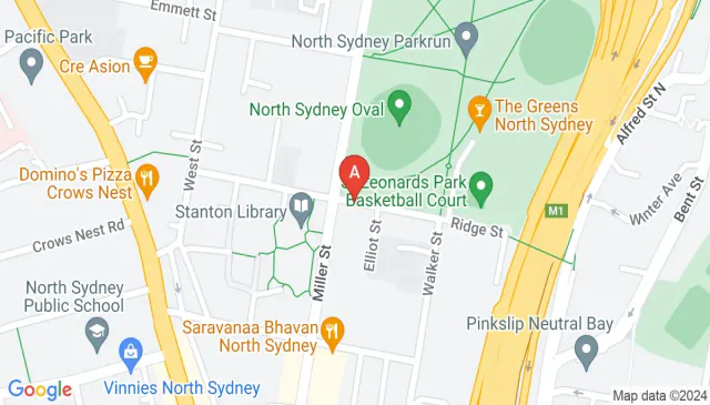 Secure parking at Ridge Street North Sydney near everything