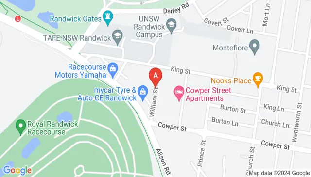 Secure Randwick parking just across from the racecourse