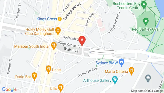 Secure street level parking near Kings Cross Coke sign Secure street level parking near Kings Cross Coke sign