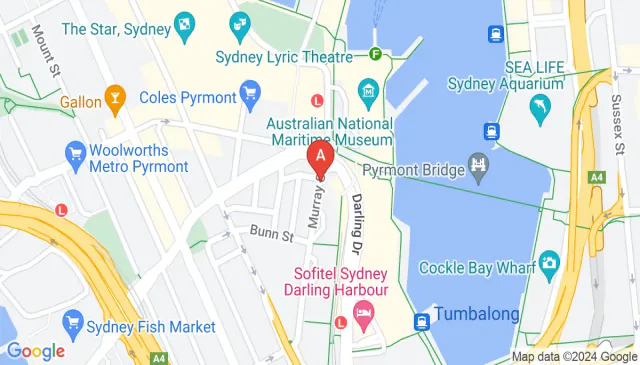 Secure undercover Sydney Darling Harbour parking here