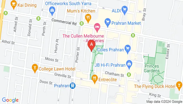 Secure undercover parking spaces near Chapel St Prahran