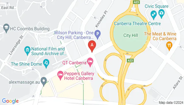 Secure parking spaces in Canberra CBD with gym access