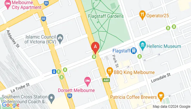 Secure underground parking on King Street Melbourne