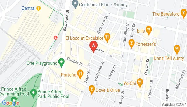 Secure underground parking in Surry Hills near Crown Street