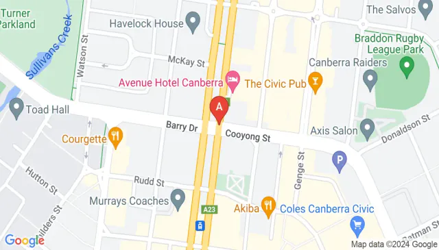 Secure underground parking organised near Northbourne Ave