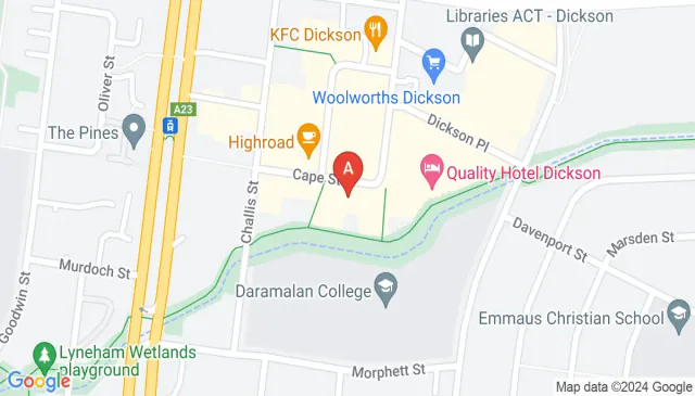 Secured parking on Cape Street in Dickson Canberra here