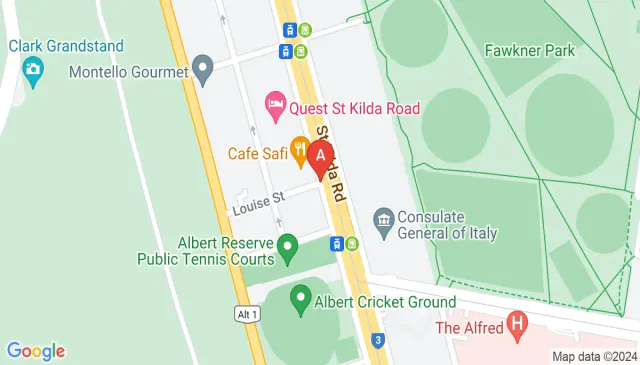 Secured parking near Albert Park on St Kilda Road is ready