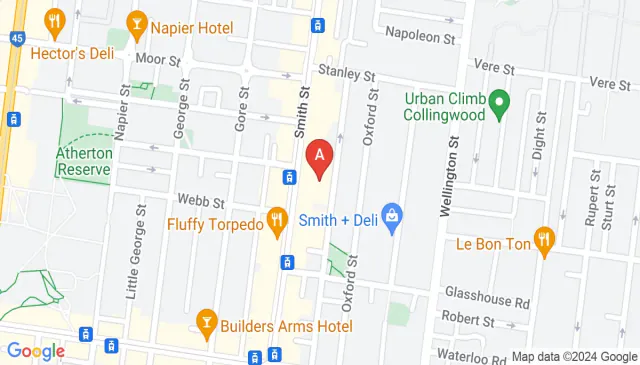 Collingwood parking near Smith and Co on Oxford Street