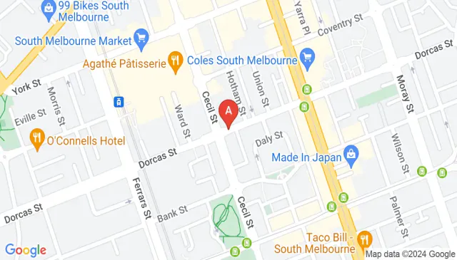 South Melbourne parking secured unreserved space near Shrine