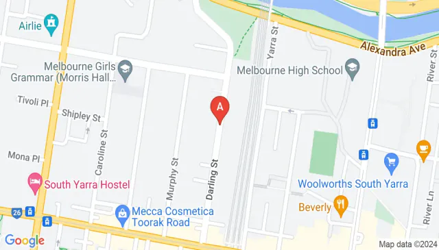 Secure basement parking near South Yarra train station