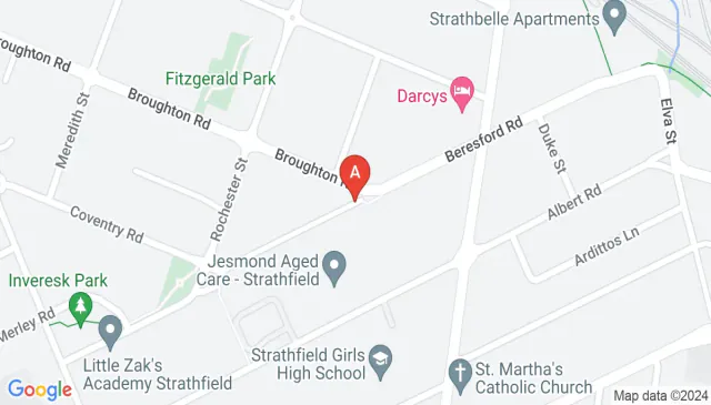 Secure basement parking in Strathfield close to train line