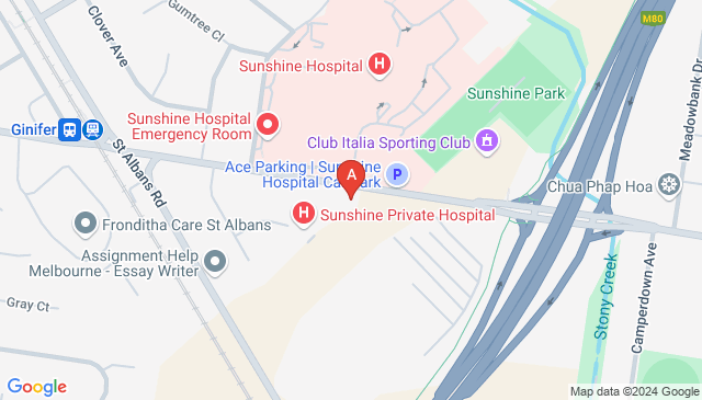 St Albans parking near Sunshine Hospital on Furlong Road VIC