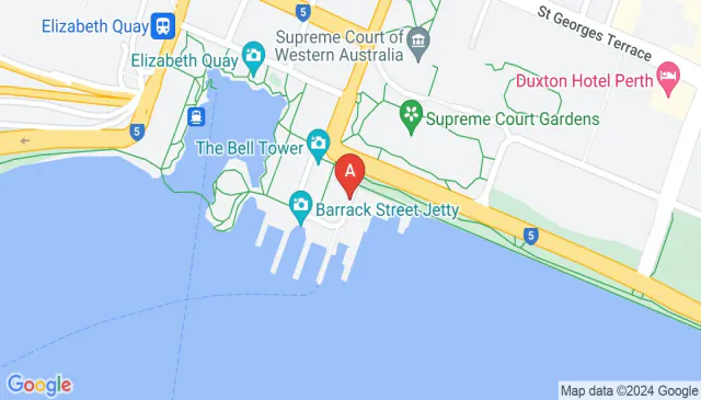 Indoor parking at The Towers Elizabeth Quay Perth centre