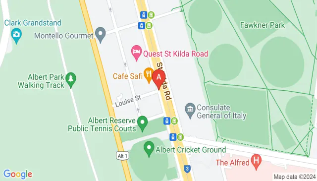 Rent a triple tandem carpark on Saint Kilda Road today Rent a triple tandem carpark on Saint Kilda Road today