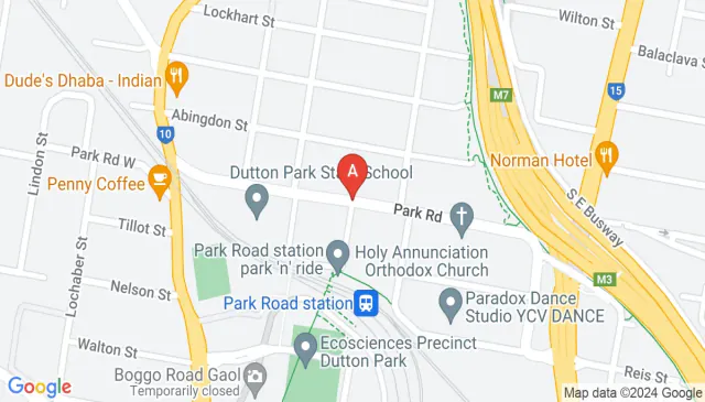 Undercover driveway parking on Park Rd near the train