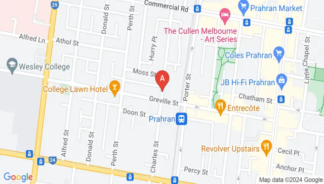 Underground secure parking in central Prahran location