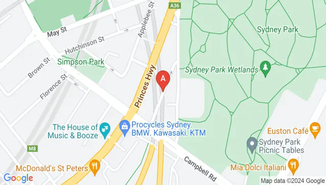 St Peters underground secured parking fifteen mins to CBD