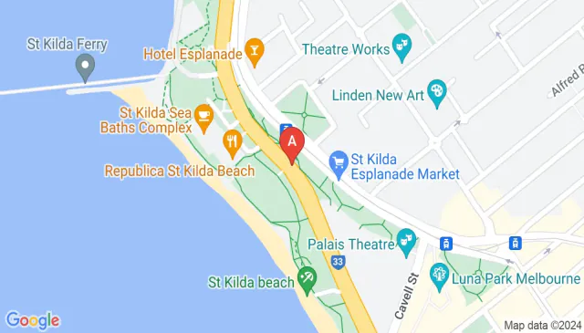 Unreserved secure parking at St Kilda Sea Baths is ready