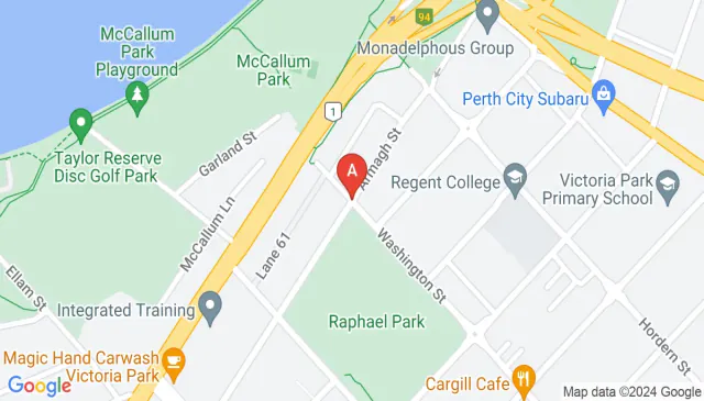 Victoria Park driveway parking near the bus station