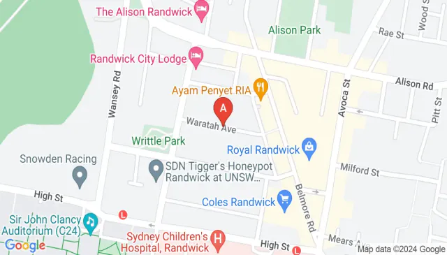 Waratah Avenue Randwick parking space is ready for you