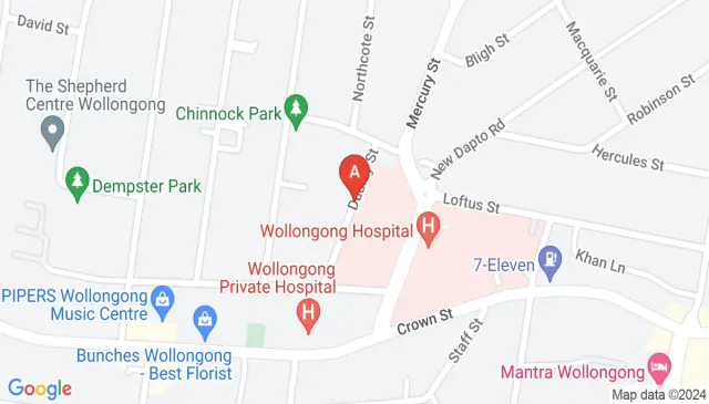 Wollongong Public Hospital parking space is ready for you