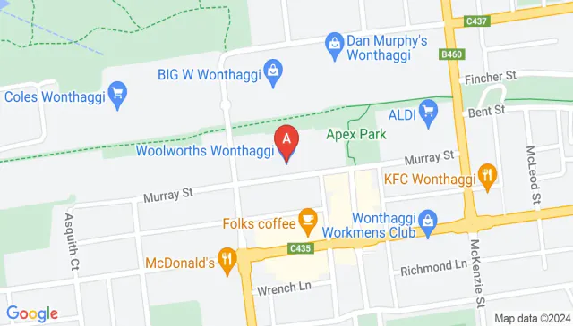 Wonthaggi parking near Woolworths on Billson Street here