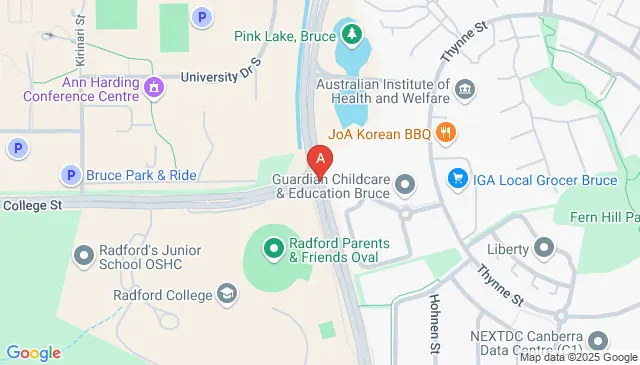 Parking lot, Bruce ACT 2617, Australia