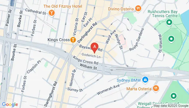 24 7 parking availability Potts Point near Kings Cross