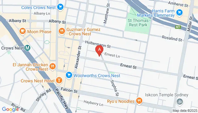 Parking For Rent - 66 Ernest Street Crows Nest Daily Parking