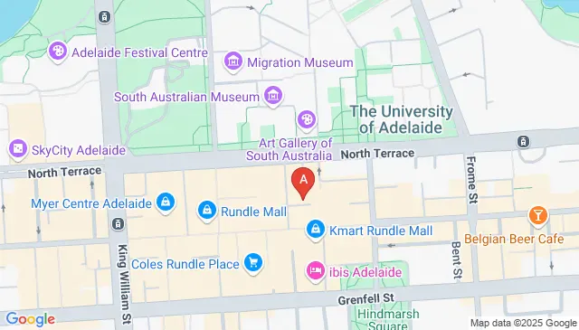 Adelaide CBD parking space beside David Jones available