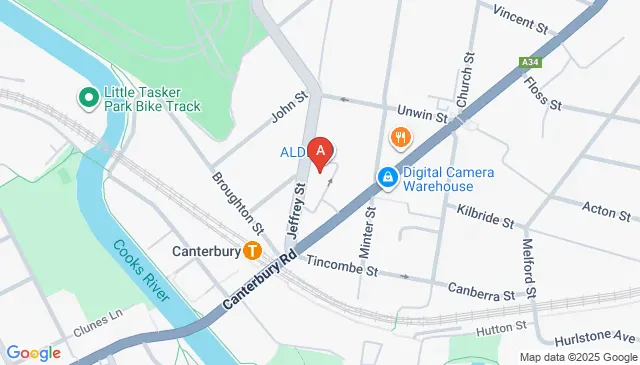 Canterbury Aldi parking near Jeffrey Street is available