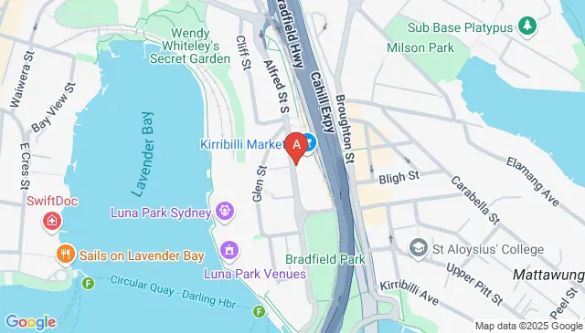 Find parking on Alfred Street Sth in Milsons Point today