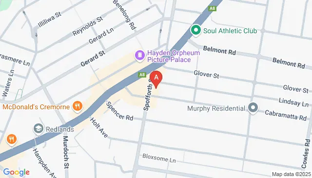 Car space at Cremorne Junction on Spofforth Street