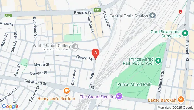 Regent Street Chippendale parking near Central Station NSW