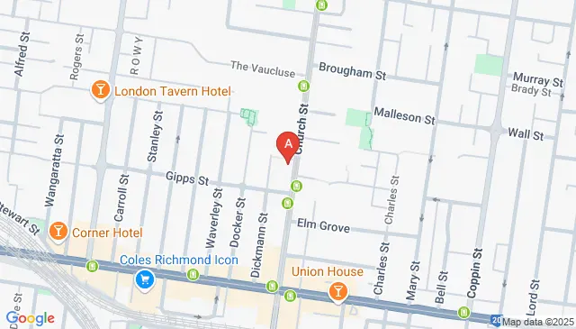 Church Street Richmond parking available in a prime spot