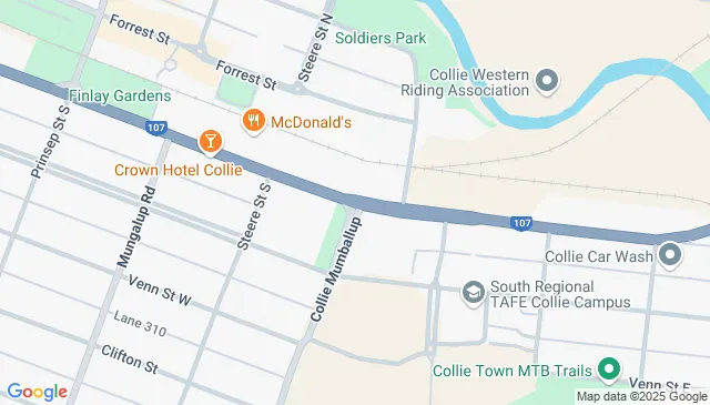 Find your Collie parking space near Irwin Street today