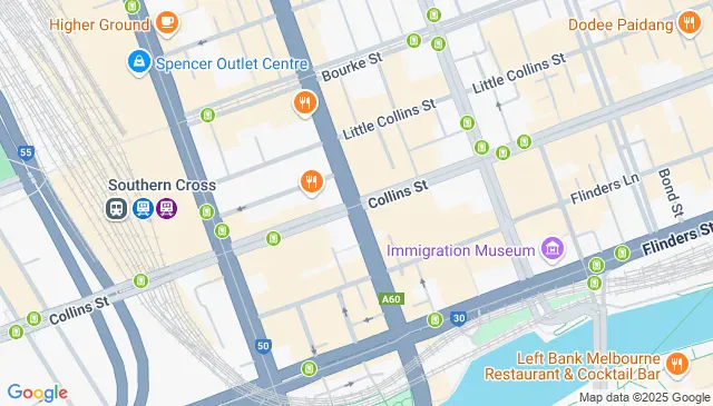 Collins Street Melbourne city parking available right now