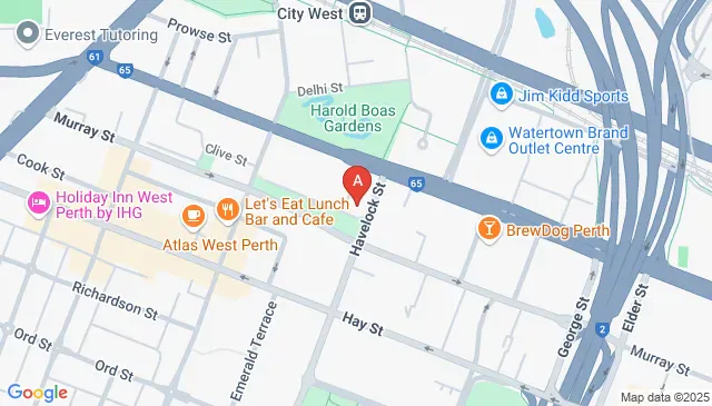 Havelock Street West Perth Parking Space Available Now