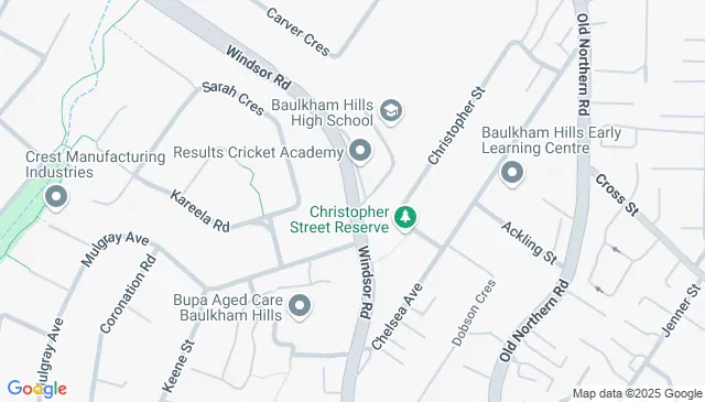 Organised parking at Windsor Road near Hills Community Aid