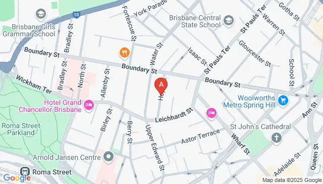 Hope Street Spring Hill parking organised and ready QLD