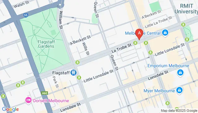 Indoor car park Melbourne CBD La Trobe Street parking spot