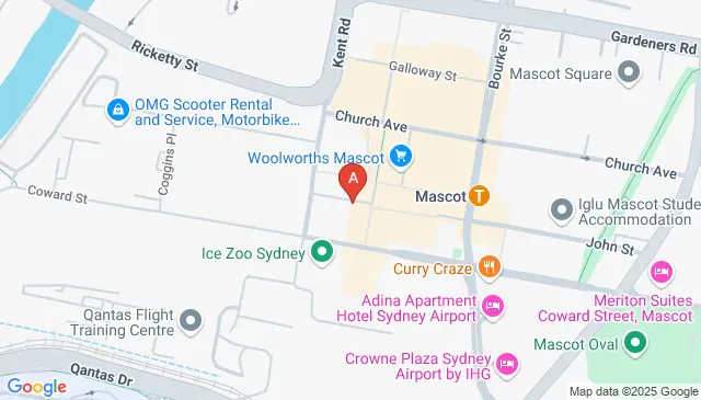 Mascot parking on Jackson Drive near Sydney Airport NSW