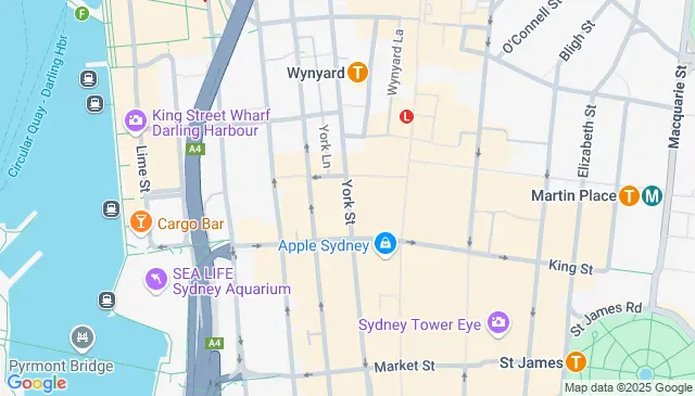 City parking near Kent Sussex York Streets Sydney area